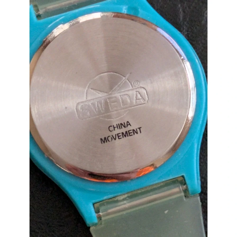 Vintage Windows Me Sweda Watch Microsoft Tech Promo Y2K Teal Blue Translucent